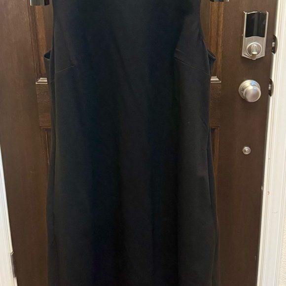 eShakti Black Knee Length Dress - Picture 1 of 1